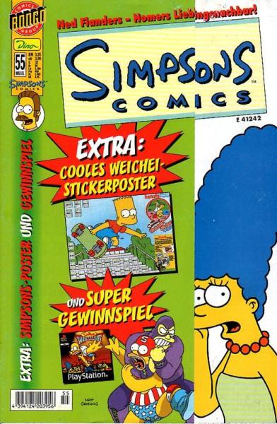 Simpsons Comics, Heft Nr. 55 von 5 / 2001, Dino, TOP