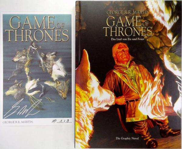 GAME OF THRONES Band 1 - sign. und lim. AP 1 von 9 - George R.R. Martin - Panini