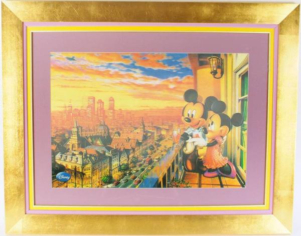 Micky & Minnie 3D Bild Lenticular Print / gerahmt / framed