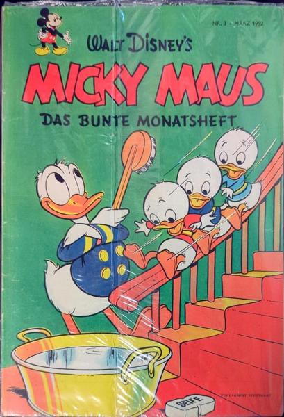 Micky Maus Heft 51 / 1988 OVP in Folie inkl. Nachdruck Heft 3 / 1952