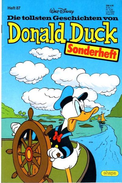 Die Tollsten Geschichten von Donald Duck Nr.87, 1. Auflage, sehr gut, Zustand 1