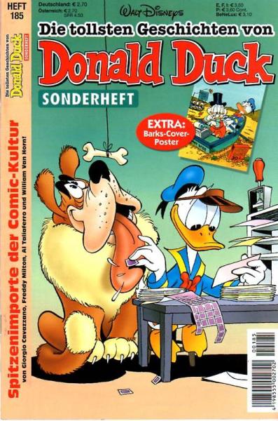 Die Tollsten Geschichten von Donald Duck Nr.185 sehr gut, Zustand 1