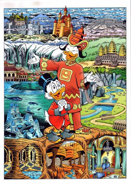 DON ROSA Druck  DAGOBERTS verlorenen Reiche