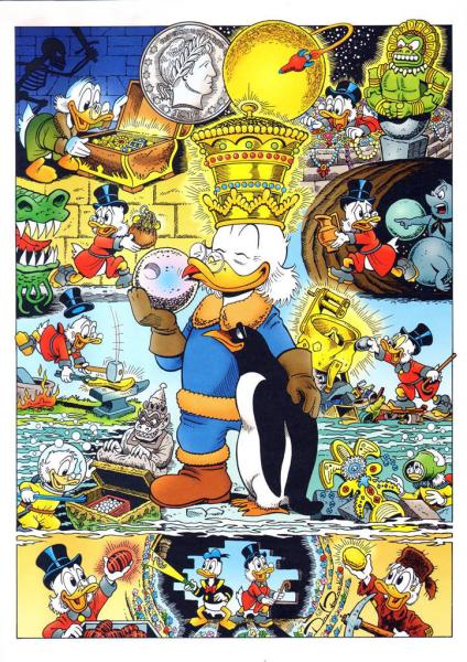 DON ROSA Druck DAGOBERT Ducks größte Schätze