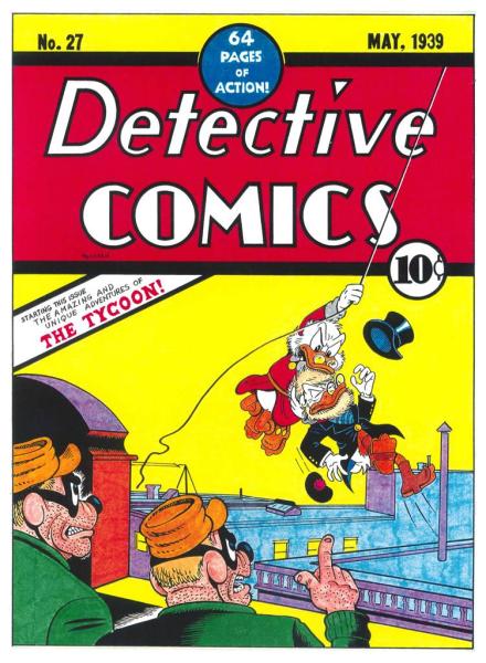 DON ROSA Parodie Druck / parody print DETECTIVE COMICS #27