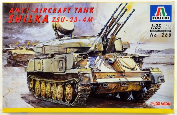 ZSU-23-4M Shilka Air Defense System 1/35 model kit ITALERI 268