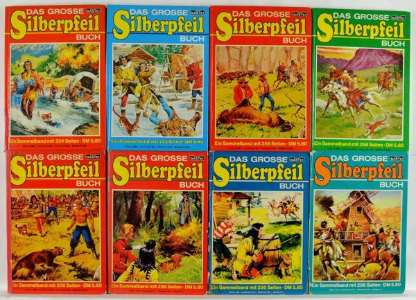 Das große Silberpfeilbuch - Band 1-8 komplett - Frank Sels - Bastei