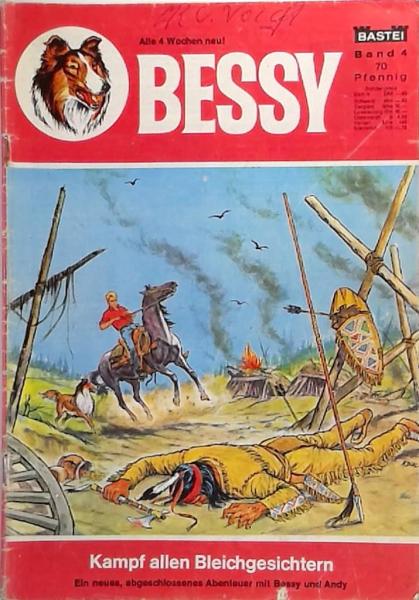 Bessy Originalheft Band 4 - Bastei Verlag ab 1965 - Z: 3-