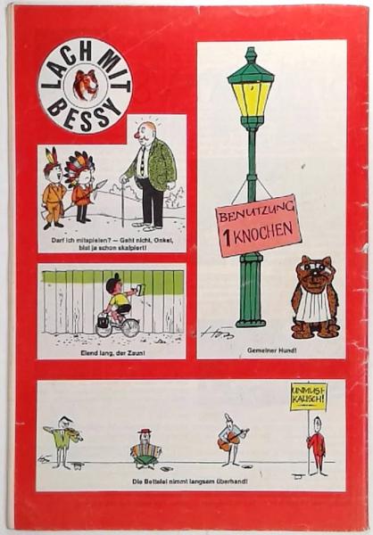 Bessy Originalheft Band 9 - Bastei Verlag ab 1965 - Z: 2-3