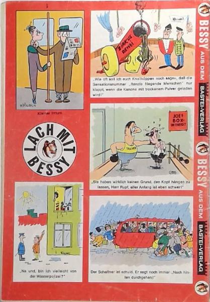 Bessy Originalheft Band 33 - Bastei Verlag ab 1965 - Z: 2-3