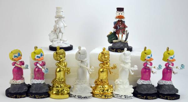 DON ROSA - Nelly und Dagobert (Goldie & Scrooge) PRE-PRODUCTION SET 1 of 1 signed