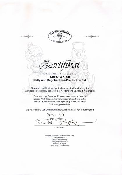 DON ROSA - Nelly und Dagobert (Goldie & Scrooge) PRE-PRODUCTION SET 1 of 1 signed