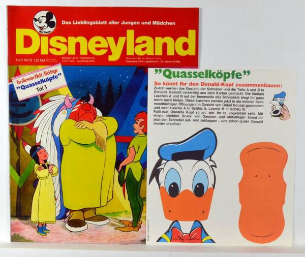 Disneyland Heft 15/1973  - Z:1 mit Beilage Ehapa Verlag