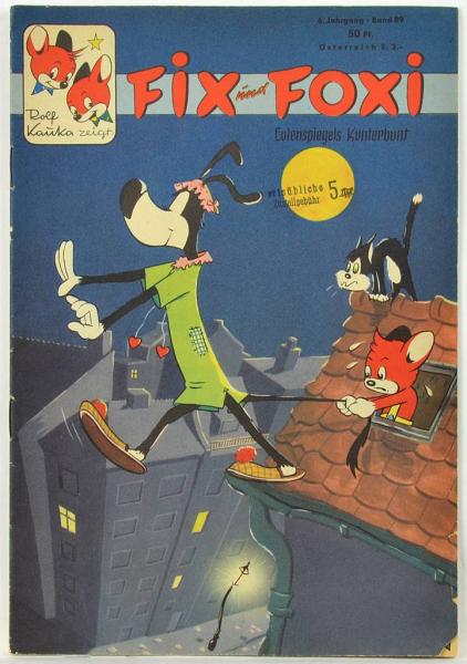 Fix und Foxi Heft 89 , Z: 3- , Pabel Gevacur Verlag