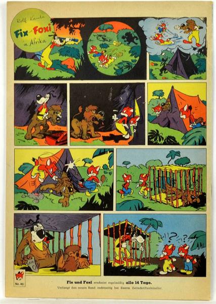 Fix und Foxi Heft 89 , Z: 3- , Pabel Gevacur Verlag