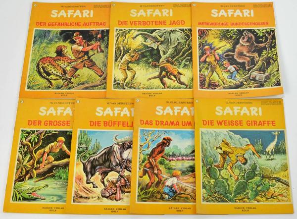 SAFARI Band 1-7 kompl. / Z:2 - Vandersteen Studios - Radler Verlag