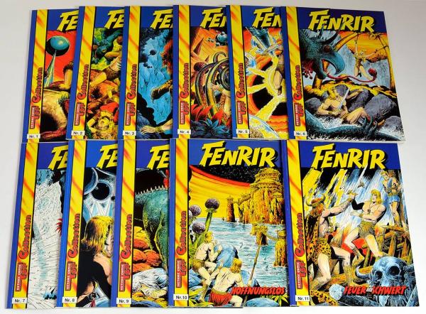Fenrir - 1 -11 kompl. - Hansrudi Wäscher - Hethke Verlag