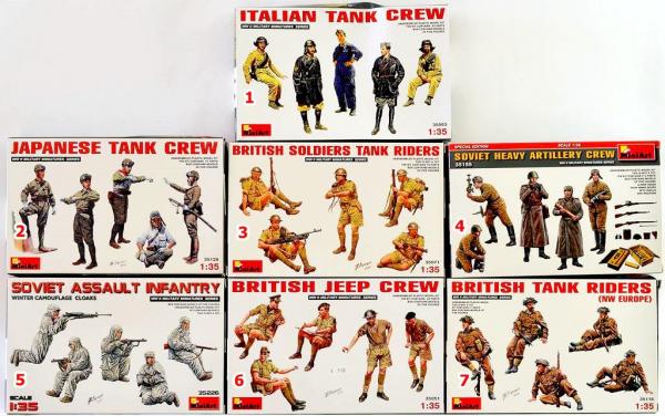 Militär Figuren von MiniArt 1:35 - zur Auswahl