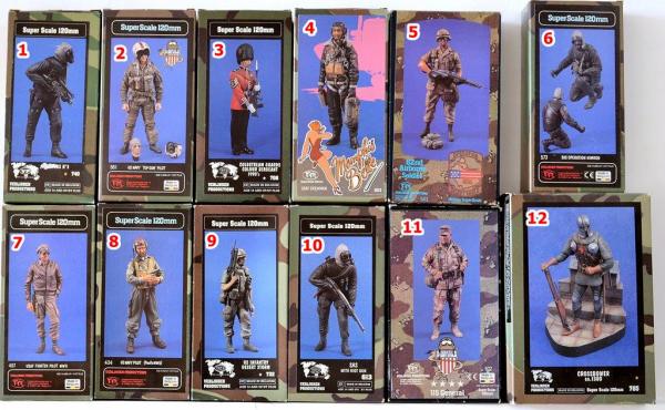 Verlinden Figurine model kits 1:16, 120mm - Auswahl / pick