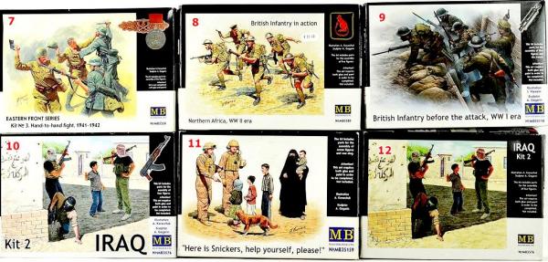 Master Box Figurine Model Kits 1:35 - Auswahl / pick