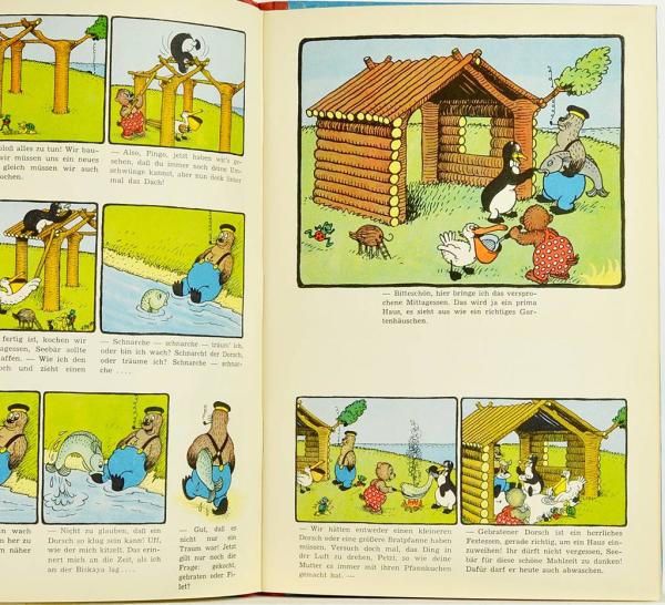 Petzi auf der Schildkröteninsel - Carlsen Verlag 1950er Jahre