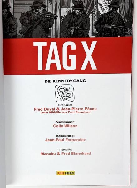 TAG X Band 1 und 2, signiert von Wilson - Panini