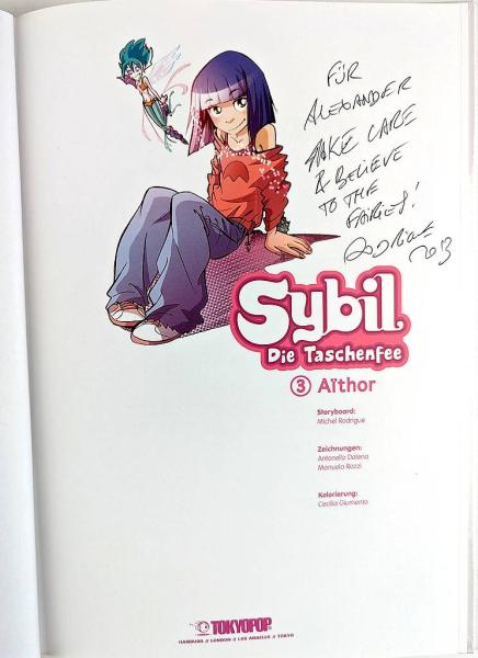 Sybill - Die Taschenfee Band 1-4 - signiert von Rodrigue - neuwertig , Tokyopop