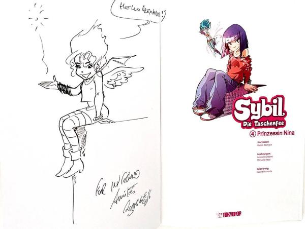 Sybill - Die Taschenfee Band 1-4 - signiert von Rodrigue - neuwertig , Tokyopop