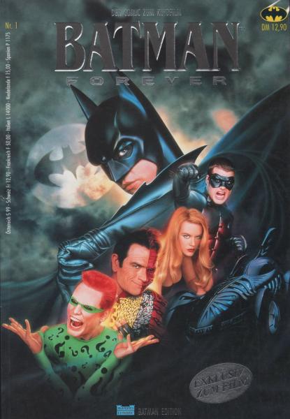 BATMAN  FOREVER  DER COMIC ZUM FILM! BASTEI-VERLAG