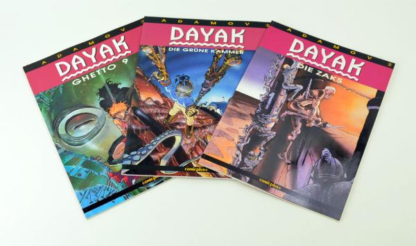Zur Auswahl: Dayak Band 1 - 3 comicplus