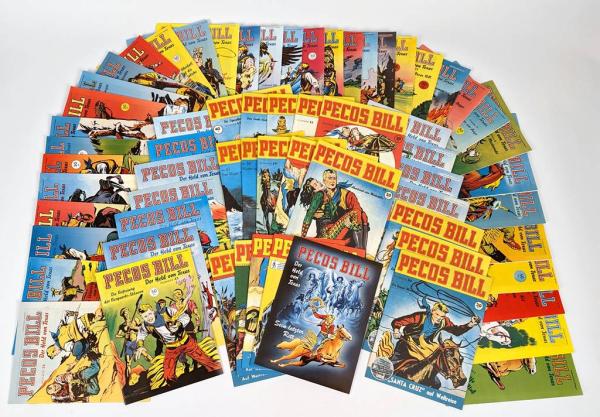 Pecos Bill Großband 1-66 komplett, Z: 1+ neuwertig - Hethke Verlag