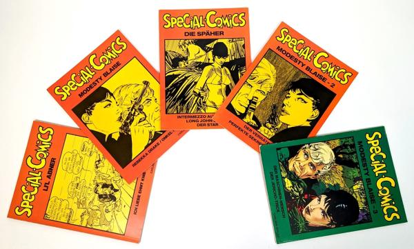 Special-Comics Band 1-5 - Modesty Blaise, Li'l Abner - Carlsen Comics