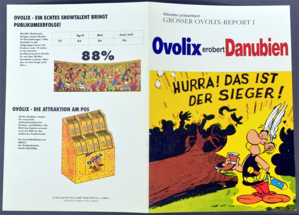 Asterix Werbeheft 1993 Ovolix erobert Danubien Ovomaltine Wander AG Top selten