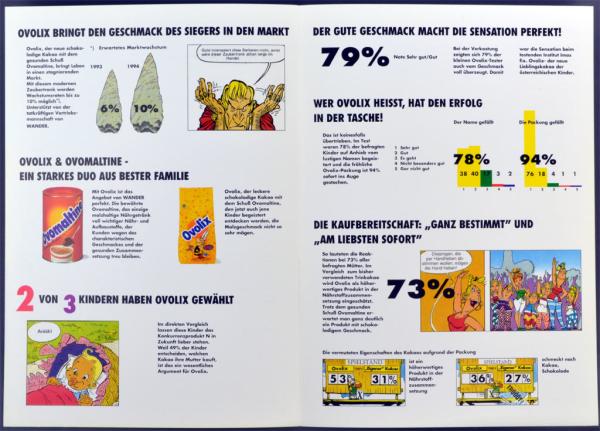 Asterix Werbeheft 1993 Ovolix erobert Danubien Ovomaltine Wander AG Top selten