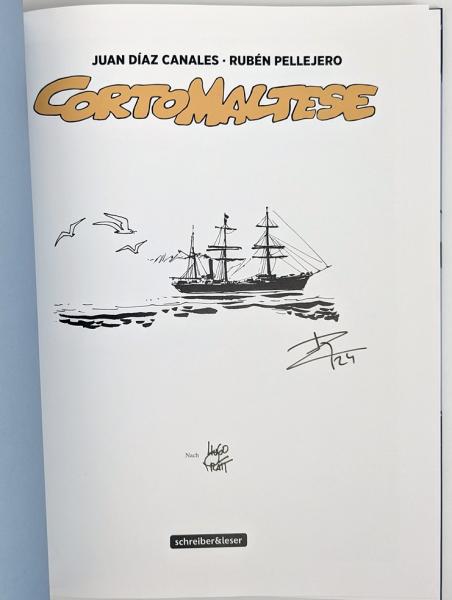 Corto Maltese 15. Tarowean – Tag der Überraschungen signiert von Rubén Pellejero