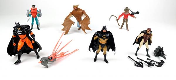 6 x Batman Action Figuren Konvolut #5 - Mattel Kenner usw.