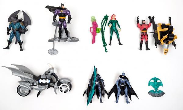 6 x Batman Action Figuren Konvolut #11 - Mattel Kenner usw.