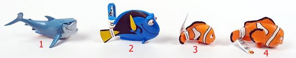 Bullyland Disney findet Nemo Figuren Pixar - Auswahl