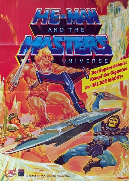 HE-MAN und die Masters of the Universe - Werbeposter - aus den Achzigern