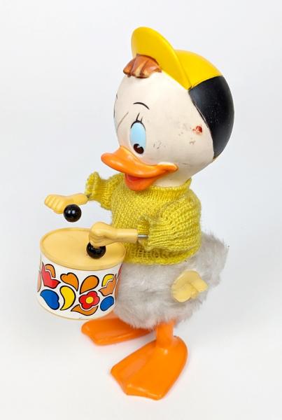 Neffe Donald Duck Tick, Trick oder Track, Aufziehfigur / Trommler - Braval