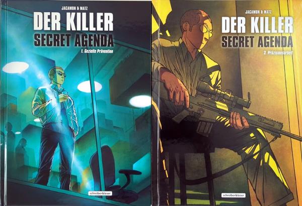 Der Killer - Secret Agenda - Band 1&2 - neuwertig - Schreiber und Leser