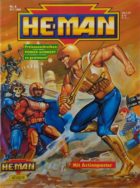 Masters of The Universe  - HE-MAN Heft 8- 1989-  sehr gut Z: 1 - Ehapa Verlag