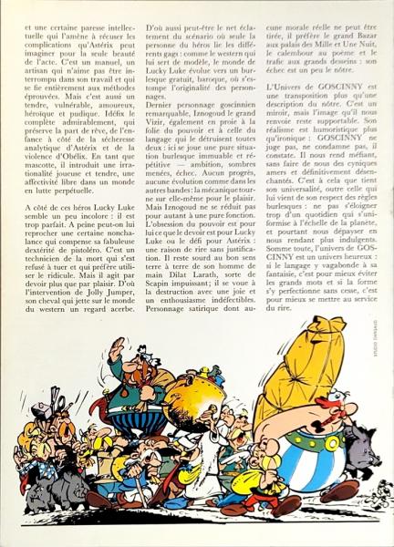 GOSCINNY Broschüre in französischer Sprache - Asterix und Obelix