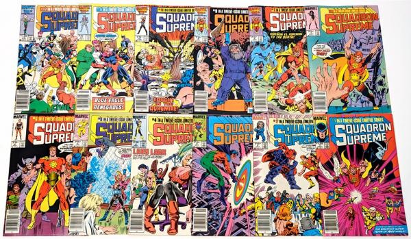 Squadron Supreme Limited Series - Heft 1-12! Komplette Serie - Marvel 1985