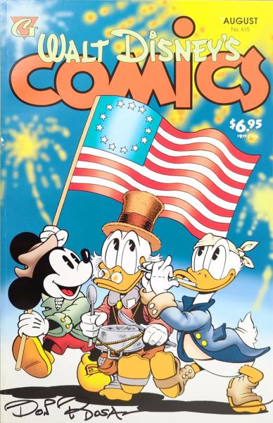 Walt Disney's Comics & Stories #615 - signed by Don Rosa