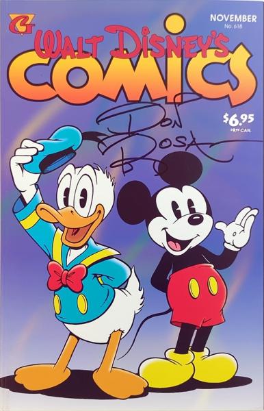 Walt Disney's Comics & Stories #618 - signed by Don Rosa