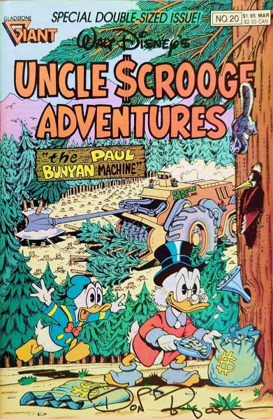 Uncle $crooge Adventures #20 - signed by Don Rosa