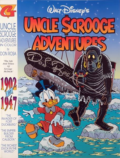 Uncle $crooge Adventures 1902-1947 - signed by Don Rosa