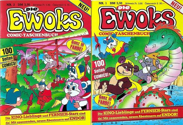 Die Ewoks Taschenbuch Band 1 & 2, Interpart - TOP Zustand