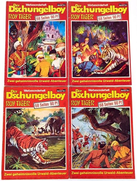 4x Roy Tiger Werbesonderheft , Bastei